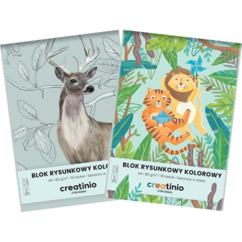 BLOK RYSUNKOWY CREATINIO A4/10K KOLOROWY